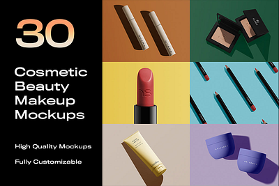 Free Cosmetic Beauty Makeup Mockups branding design free freebie graphic design illustration logo vintage