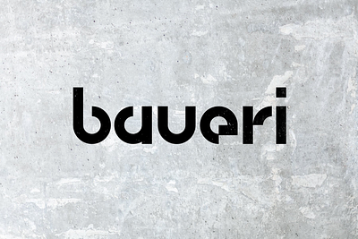 Baueri - Free Geometric Georgian Font design display font free free font freebie illustration logo type typeface vintage
