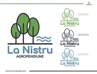 Cromatix prezentare Logo La Nistru 2 branding chisinau creative cromatix cromatix creative image lab cromatixlab identity illustration moldova typography