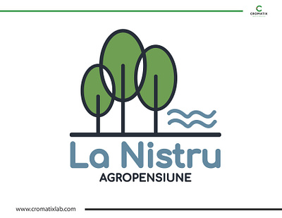 Cromatix prezentare Logo La Nistru 1 branding chisinau creative cromatix cromatix creative image lab cromatixlab design identity moldova typography