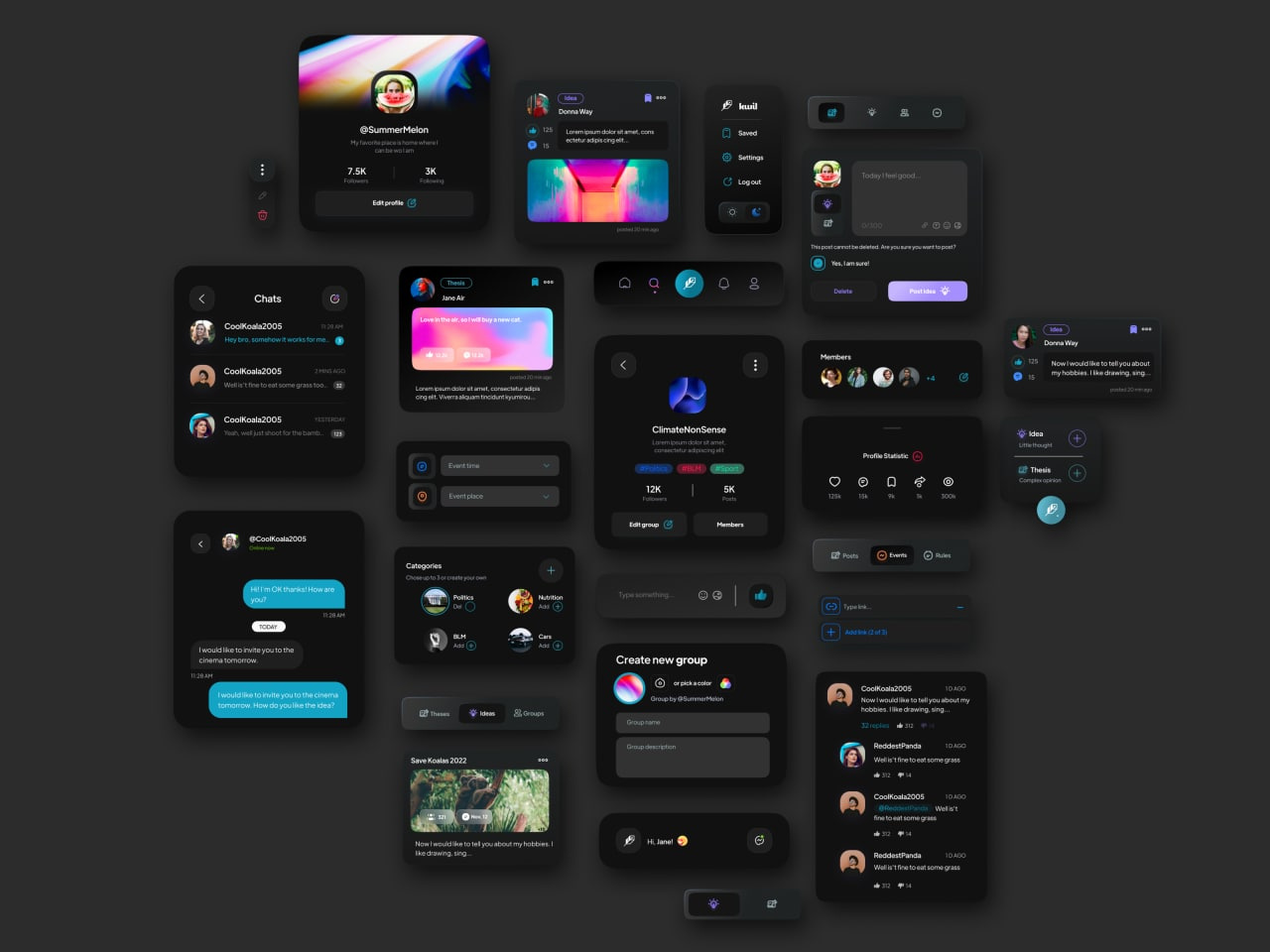 Kwil - Web3 Social Media Platform by Levi Wilson for QClay on Dribbble