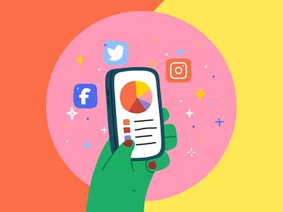 Awesome UI with Hands free freebies illustration illustration design illustrations illustrations／ui illustrator system ui ux