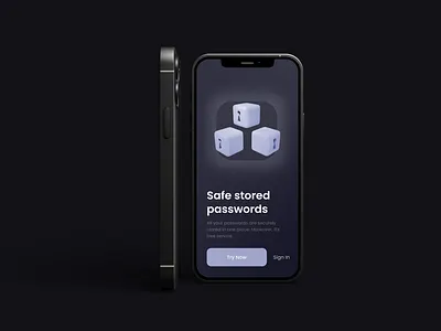 Password App - Onboard ios login onboard onboarding ui password splash ui user interface userinterface