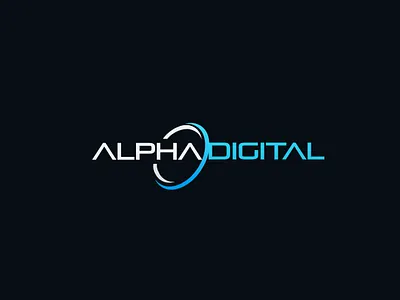 Alpha Digital logo alpha digital logo alpha logo best digital marketing logo best logo designer creative digital logo digital logo india digital marketing logo modern logo design mumbai logo designer sci fi logo design wordmark logo