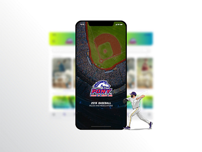 PONY : App For A Baseball Tournament adobe xd app design baseball dribbble ease of use pony uiux usa usability user experience design user inteface user interaction user research