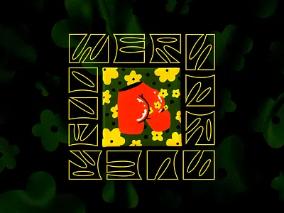 FlOWER SPRAYER acrylic booty colorful design flowers font handmade illustration illustrator painted painting patterns posca typography