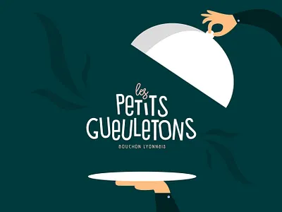 Les Petits Gueuletons branding design food graphicdesign illustration logo logodesign ui vector