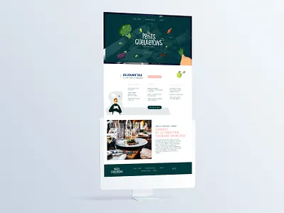 Les Petits Gueuletons - webdesign branding design food graphicdesign illustration logo logodesign ui vector webdesign