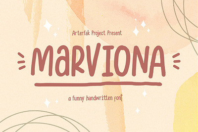 Marviona - Sweet Handwritten font handwrittenfont scriptfont typeface typography