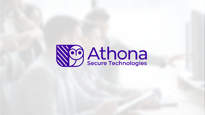 Athona Secure Technologies Logo antivirus antivirus logo athona logo bird logo brandcubes online security logo owl owl logo pictoral logo professional logo purple logo security logo security technology logo technology logo