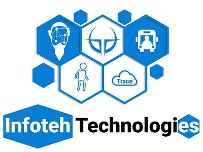 Infoteh company logo branding figma illustration logo