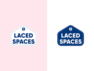 Laced Spaces Branding brand identity branding design home house logo typogaphy