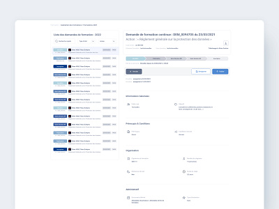 Formaltis - Training Class Calendar + Details - Management Soft app design digital design management management app software software design training training app uidesign ux design uxdesign webdesign