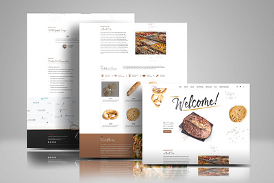 Bakery website landing page branding landing page ui logo modern design typography ui ui design uidesign uiux ux design web designer webdesign website