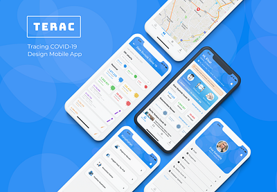 Tracing Covid-19 App covid 19 design mobile app ui ux