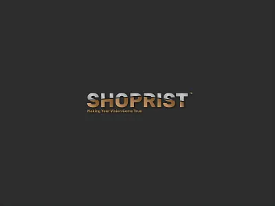 Minimal Logo Design | Shoprist branding design flat logo minimal