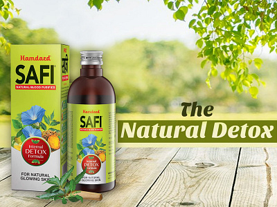 Hamdard Safi Natural Blood Purifier design brand identity branding branding design brochure company design logo manipulation photoshop typography