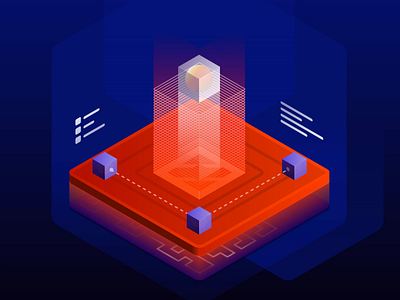 Organisational transformation adobe illustrator after effects animation design illustration isometric motion neon