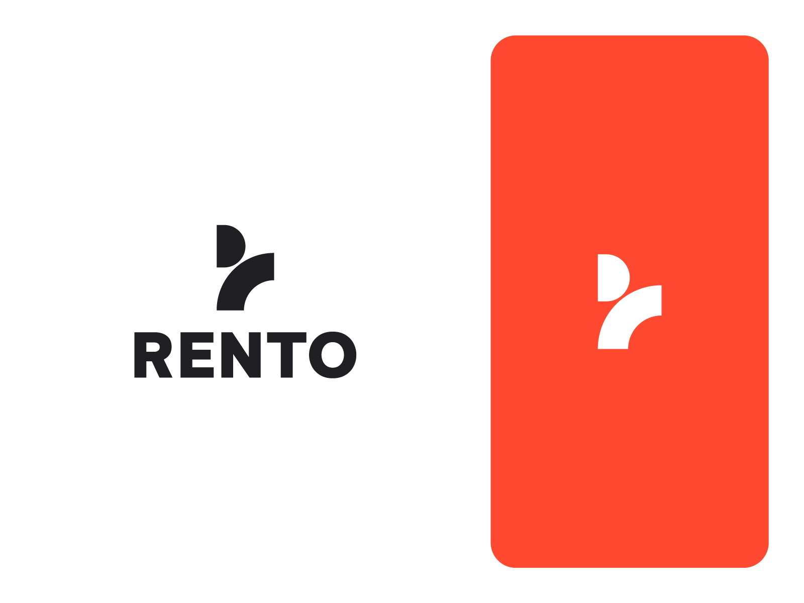 Rent Logo | Real Estate Logo | Rento by Mahabub Hassan on Dribbble
