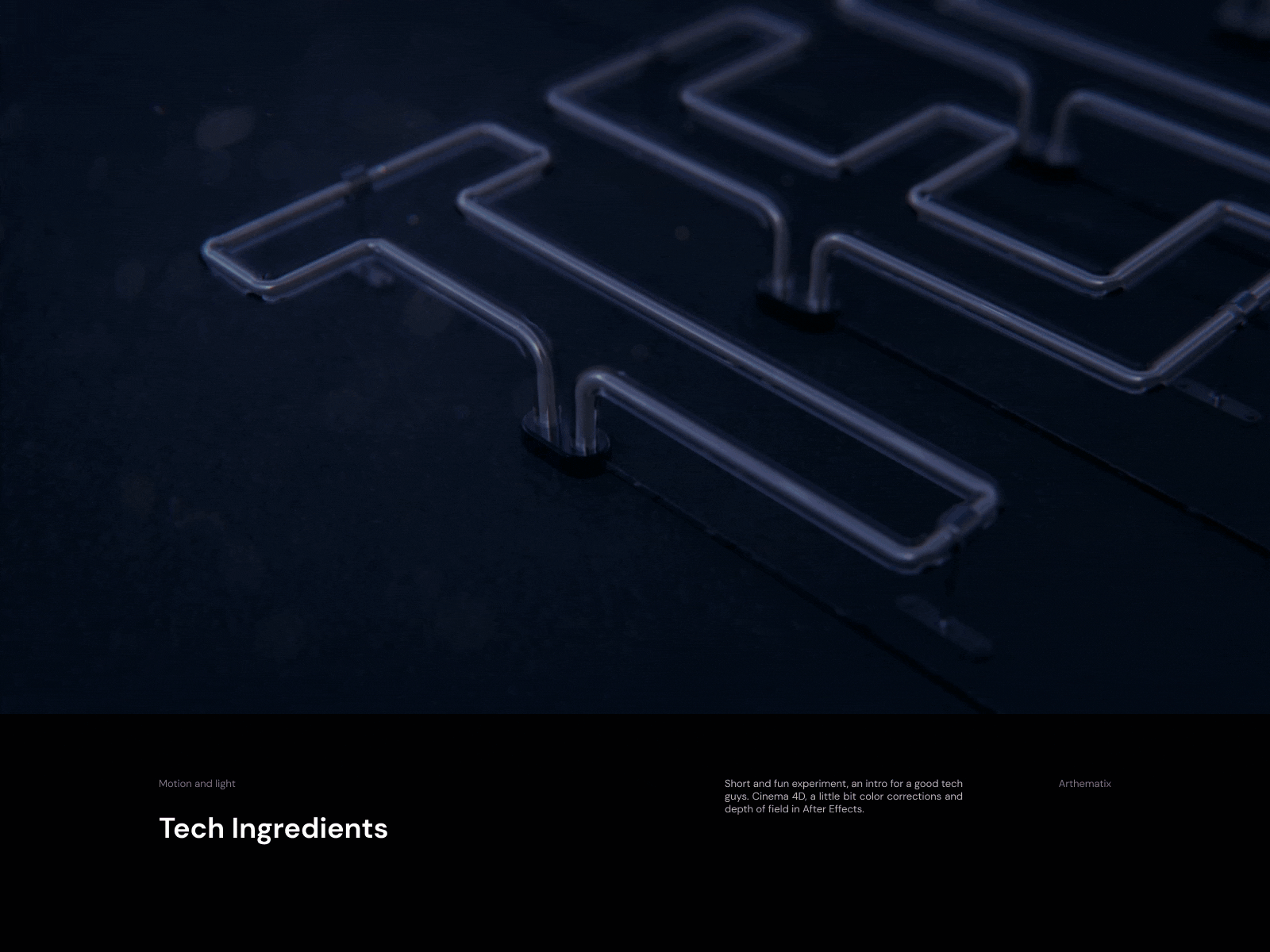 Tech Ingredients | Motion and Light 3d 3d art aftereffects brand design brand identity branding cinema4d design graphic design illustraion logo logo design neon neon sign storytelling tech technology typography uiux user experience