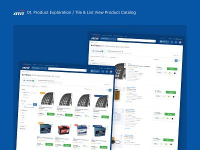 atl.ua — Product Exploration Flow automobile automotive catalog ecommerce header listing menu product