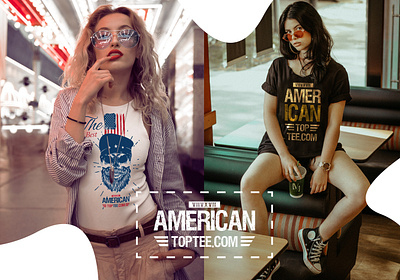 AmericanTopTee branding graphic design illustration illustrator logo mikeadv minimal typography ui ux