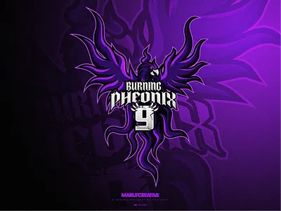 Burning Phoenix Mascot Logo Design badge logo cartoonmascot design esportlogo esports logo esports logo design gaming logo illustration logo design logo designer mascot mascot character mascot logo pheonix vector vintage logo design