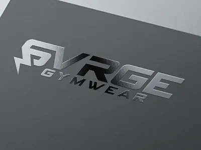 SVRGE Matte Logo branding design illustration logo matte mockup typography vector