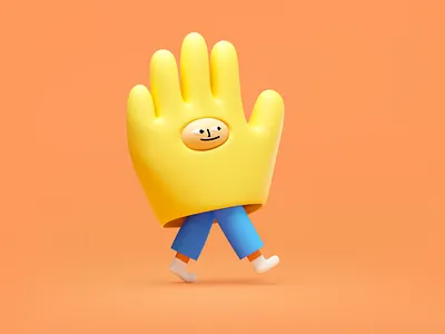 Just hand stuff 3d character 3d branding cinema4d design illustration mexico