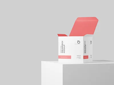Free Square Box Mockup box design designs free freebie graphic mock up mock ups mockup mockups packaging photoshop presentation product psd square