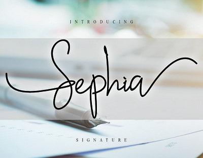 Sephia font fontdesign fonts fontstyle graphicdesign handlettering handwritten lettering popularfont typedesign