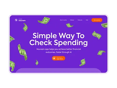 Mobile app website design concept app design fintech graphic design landing mobile ui ux