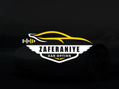 Zaferaniye car option logo audio audio logo brand brand design branding car car design car logo car option design logo logo design logodesign logos neostudio pictogram sound logo wing wings wings logo