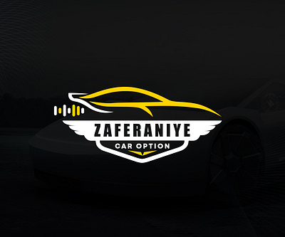 Zaferaniye car option logo audio audio logo brand brand design branding car car design car logo car option design logo logo design logodesign logos neostudio pictogram sound logo wing wings wings logo