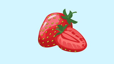 Strawberry food illustrator picture strawberries strawberry