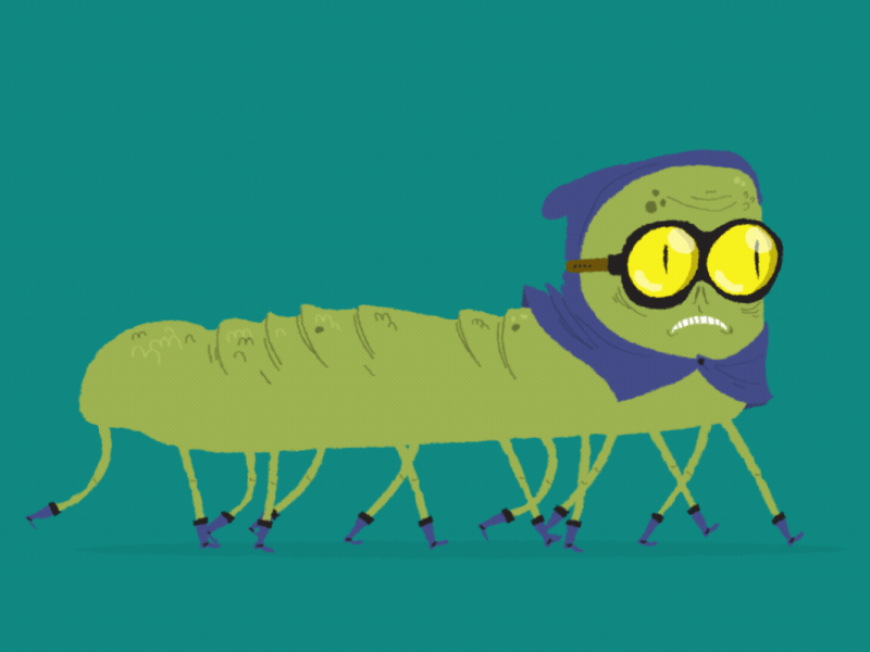 Fincantalous animation cute design drawing fun gif gif animated illustration monster rewfoe