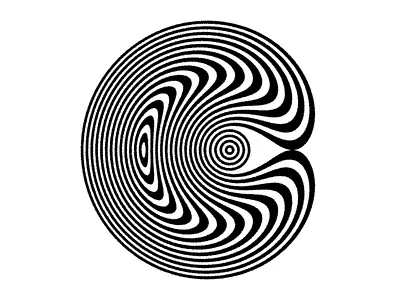 C - 36days of type - #36daysoftype - 2021 36days c 36daysoftype 3d 3dart acid barcelona color design diatomic studio graphic design illustration lettering modular op art optical art psychedelic typography