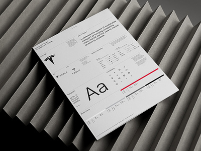 One-page brand guidelines template a4 branding guidelines print template
