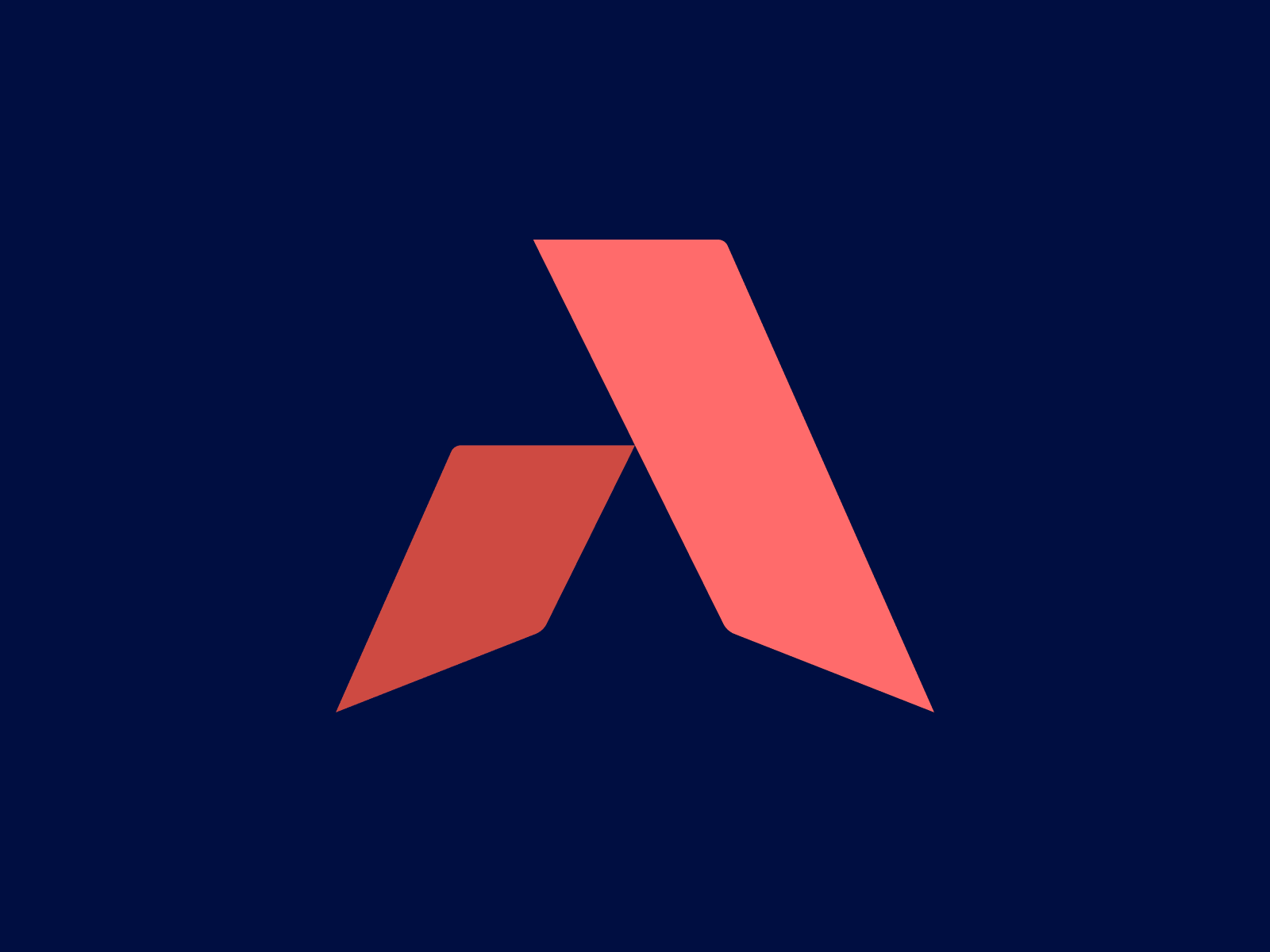 Aptvest Logo branding letter a logo mark monogram negative space star