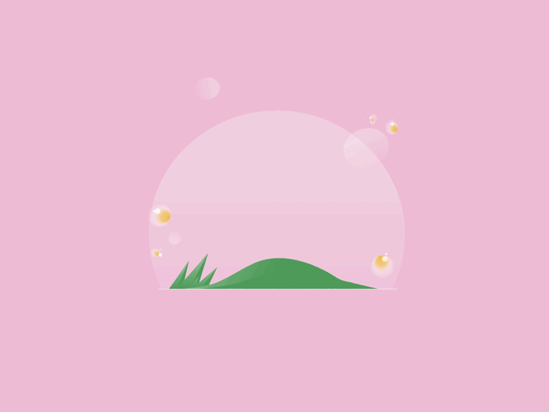 Wakey Wakey ! Spring's here - Peekaboo #4 animation characterdesign illustration motion design motiongraphics vector