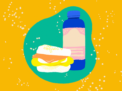 Breakfast Sanhwich breakfast kombucha sandwhich