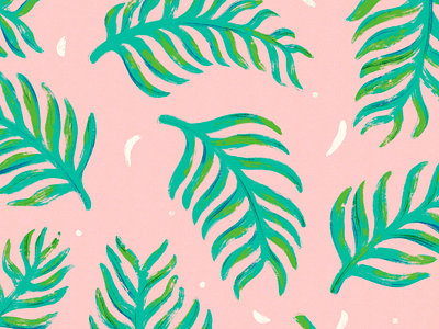 Summer pattern 01 leaves leaves logo palm pattern plant summer summertime