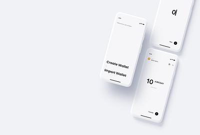 urToken - Crypto Payment Wallet app bitcoin blockchain btc crypto landingpage minimal minimalist pay payment ui ux wallet