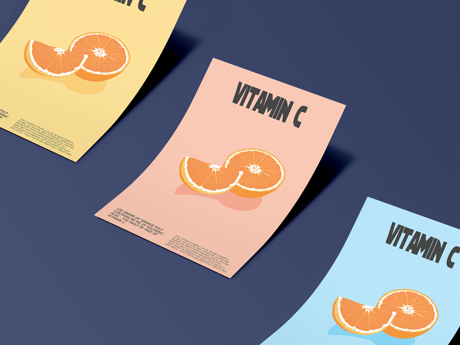 VitaminC Poster by Ainura Sairanova on Dribbble
