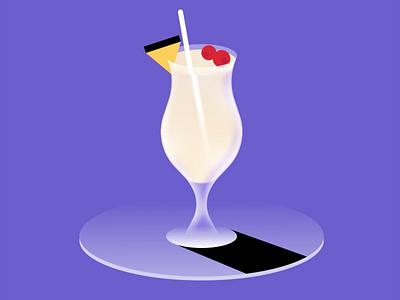 If you like Piña colada🍹 amam animation cocktail drink fresh illustration motion graphics pina colada summer