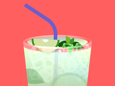 How to make a Mojito🍹 in After Effects after effects amam cocktail drink fresh illustration mint mojito motion design motion graphics summer tutorial vibe