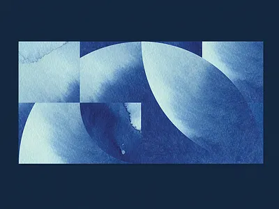 Tend + Temple Pattern 2 collage design geometric illustration pattern watercolor