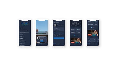 Home Current - Mobile App Product Fiction app design ui ux