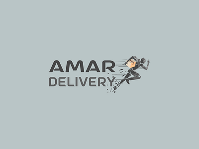 Minimal Logo Design for a Delivery Company 2nd Variant design flat graphics illustration illustrator logo logo design logodesign minimal typography