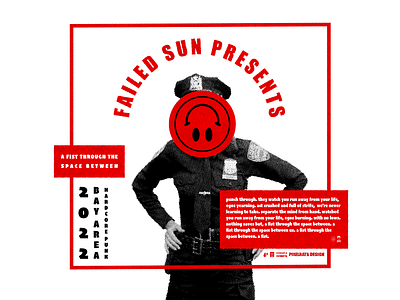 A Fist Through the Space Between acab bayarea branding design flyer graphic design hardcore illustration punk rock
